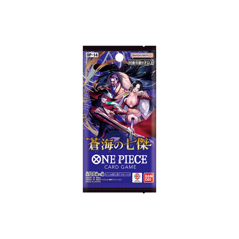 Japanese One Piece OP-14 Azure Seas Seven Booster Pack